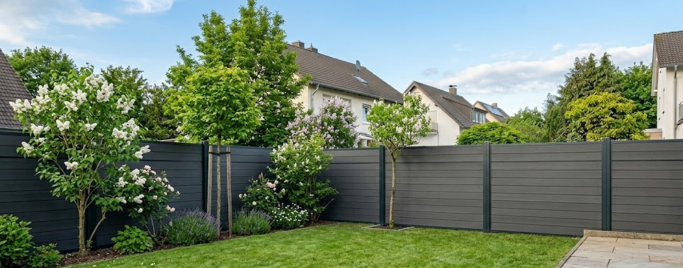 Moderner Zaunbau